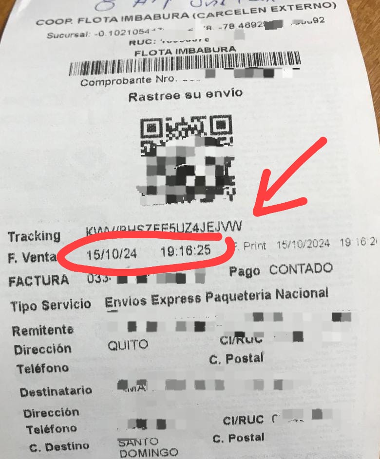Comprobante de depósito bancario
